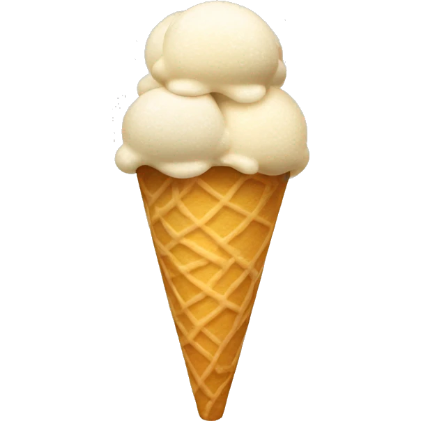 Helado de vainilla emoji