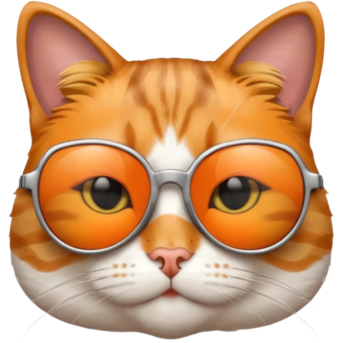 Cat wearing sunglasses emoji