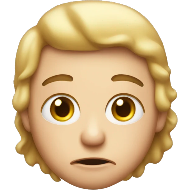 Flushed emoji with no blush emoji
