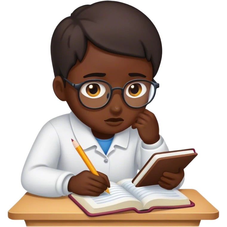 Studying until you melt emoji