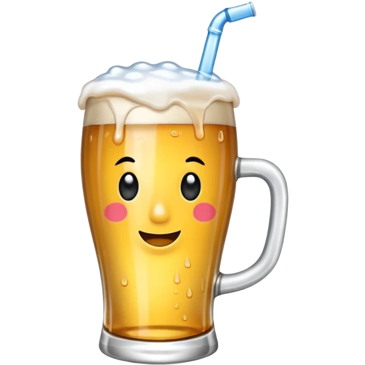 Lata de cerveza bien fría  emoji