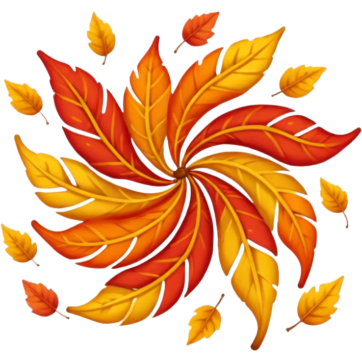 Wind Blowing Leaves emoji