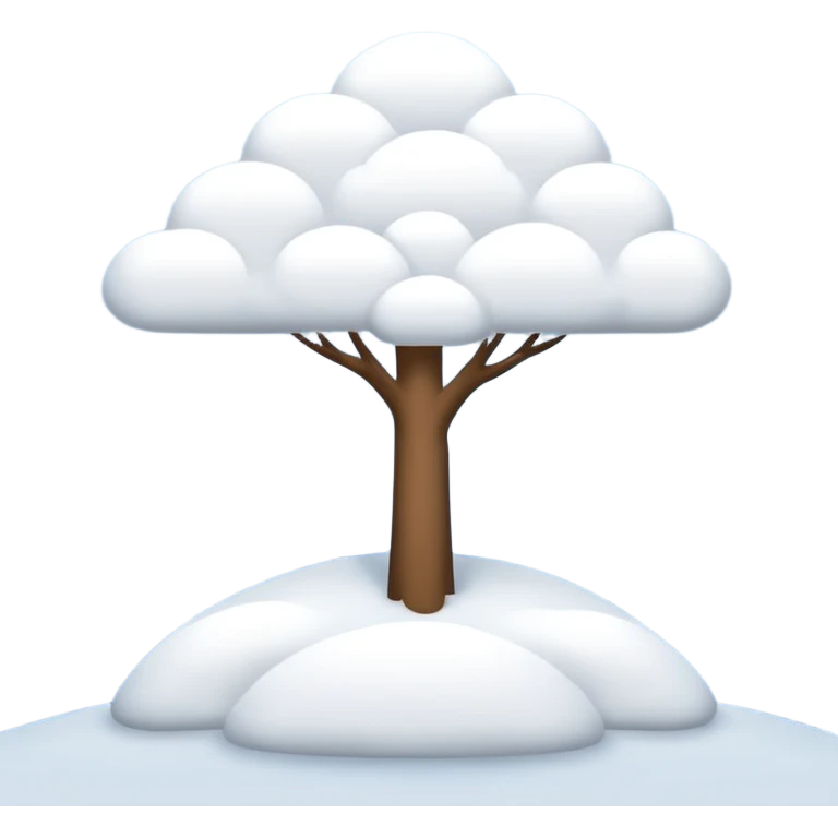 snow falling emoji