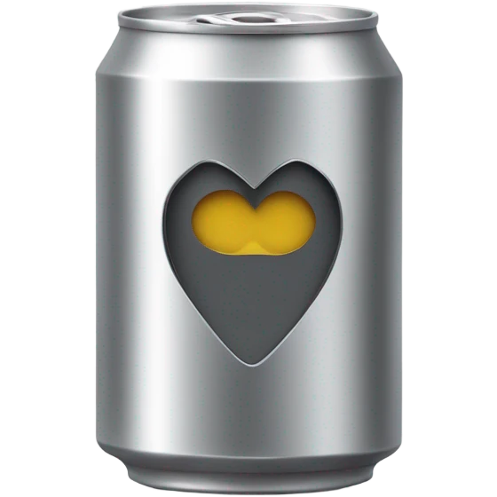 lata de metal con alcohol solido emoji