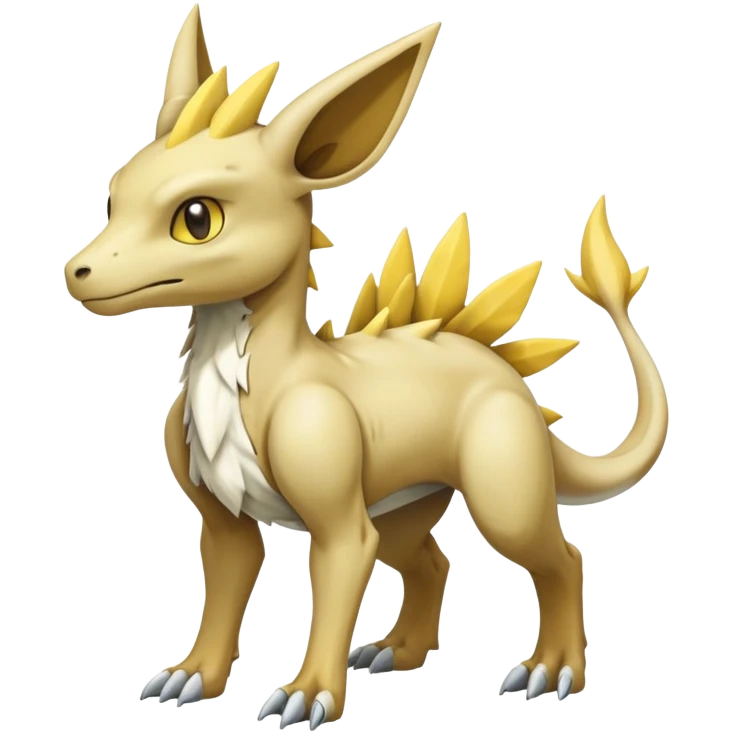 Manectric-Lucio-Cubone-Trico-Draco-Fakémon-hybrid-creature (full body), 4 legs emoji