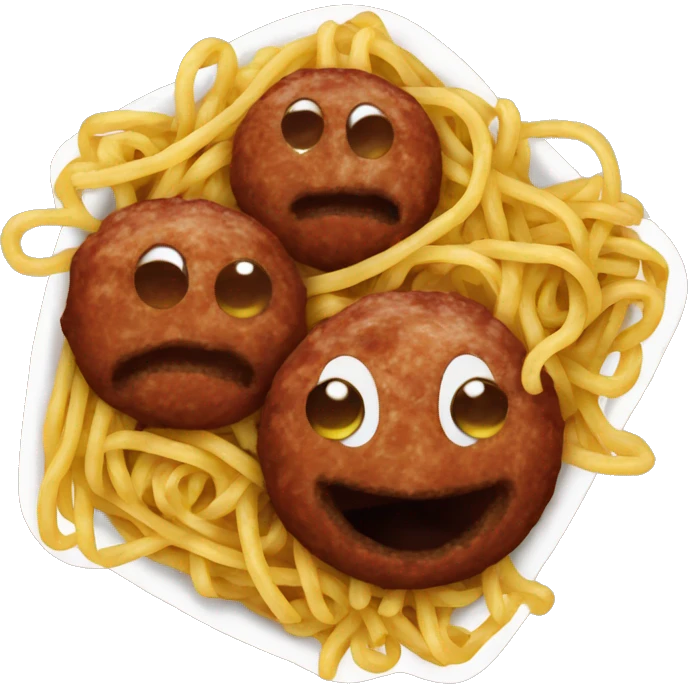 spaghetti and meatballs  emoji