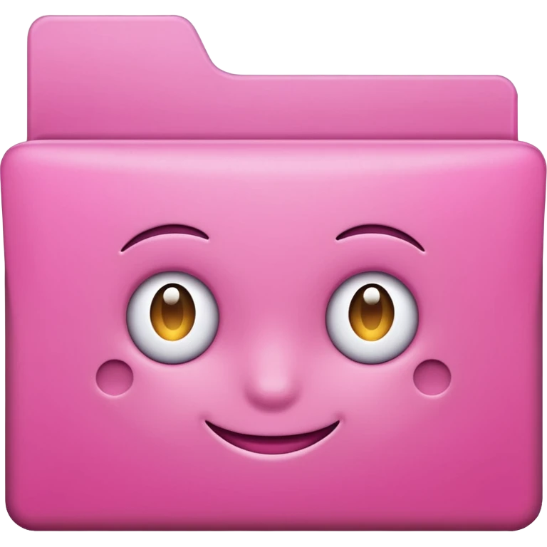 simple mix pink folder emoji