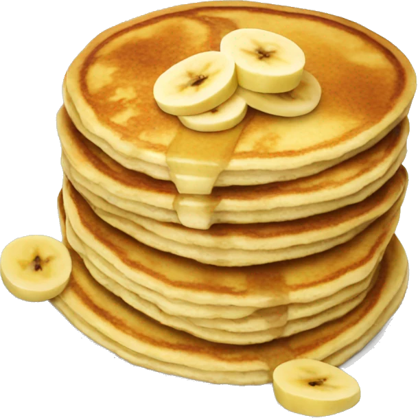 banana pancakes  emoji