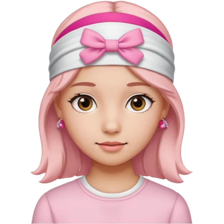 Cute preppy and pink emoji