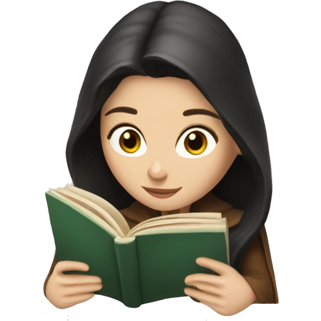 Arwen reading a book emoji