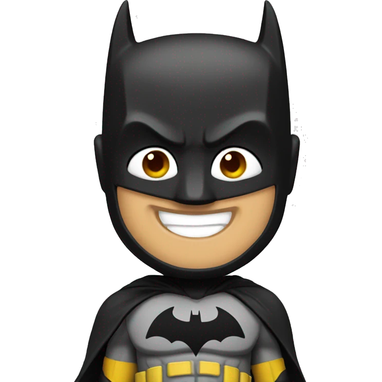 smiling batman emoji