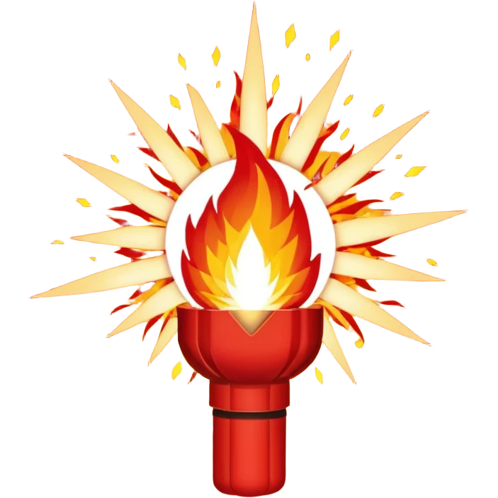 V for vendetta fire cracker emoji