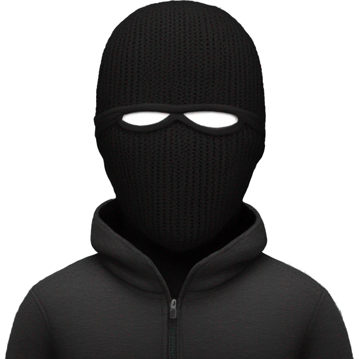 ski mask emoji
