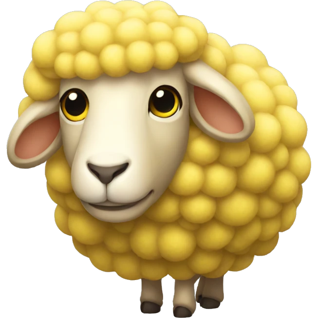 yellow sheep emoji