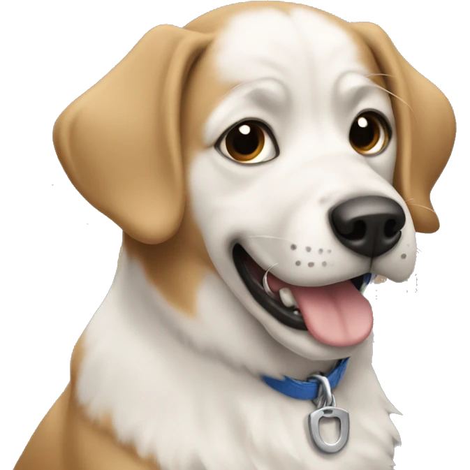 Dog with breakers  emoji