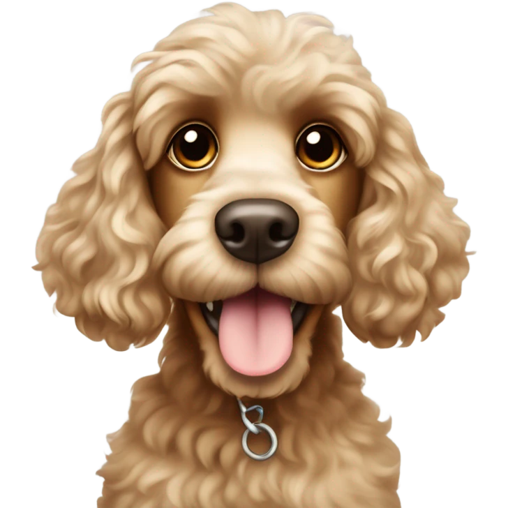 Cocker poo emoji