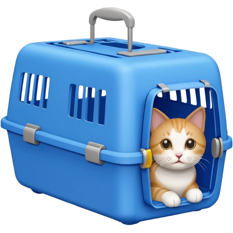 Cat carrier, petmate  emoji