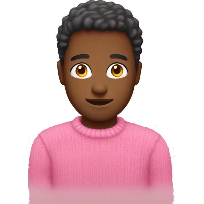 Pink sweater  emoji