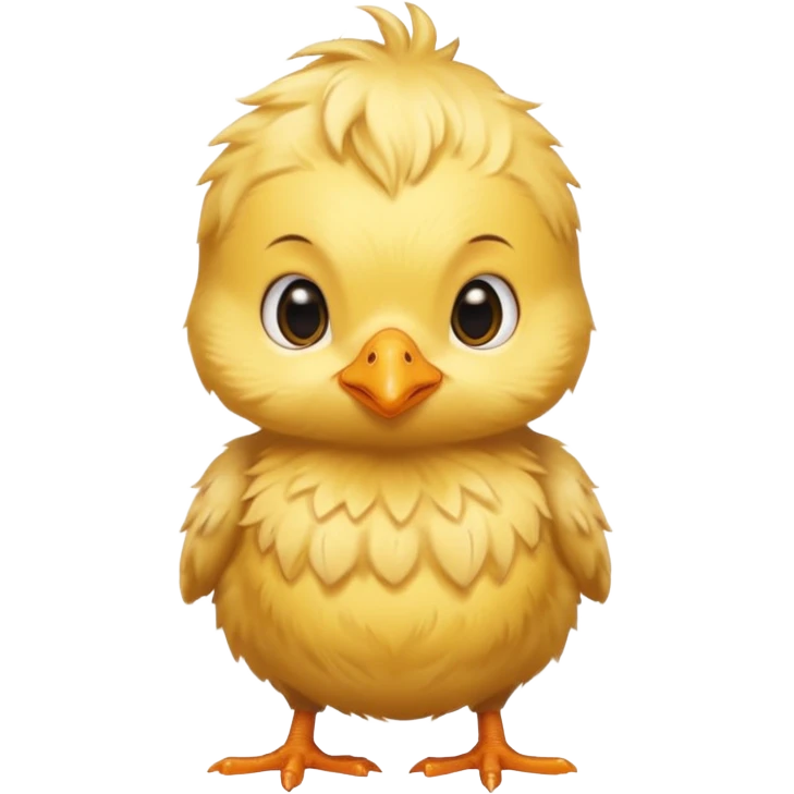 a baby chick with tatoos emoji