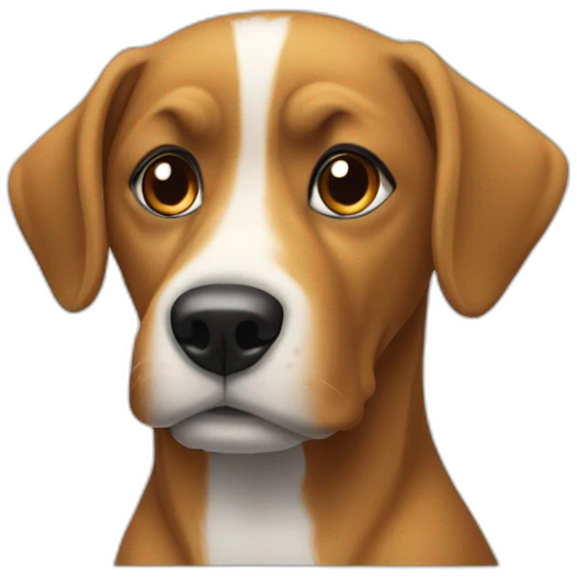 Chien qui court après une balle emoji