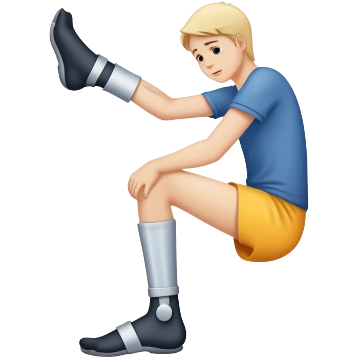 broken leg emoji