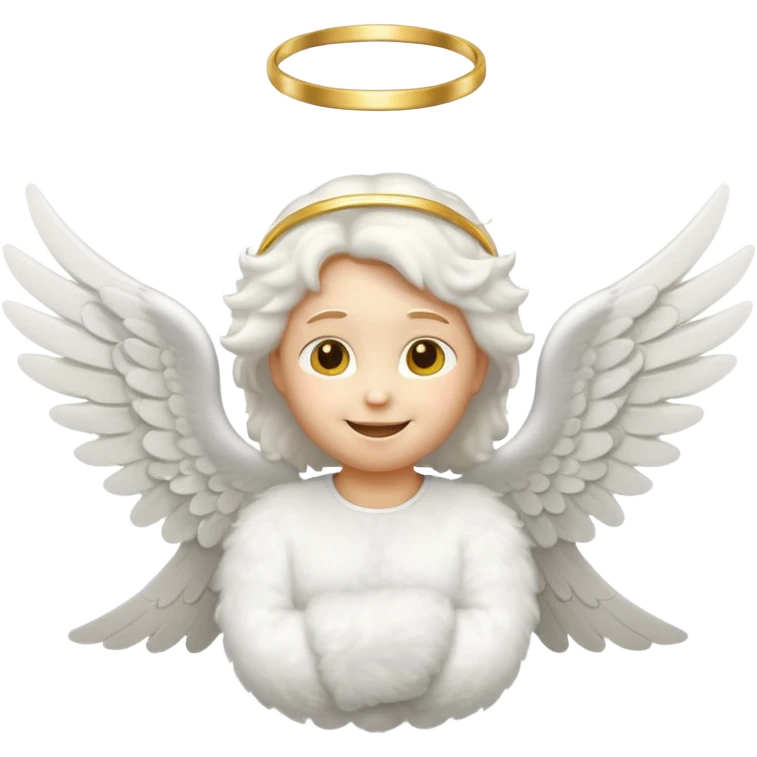 flying angel emoji | Al Emoji Generator emoji
