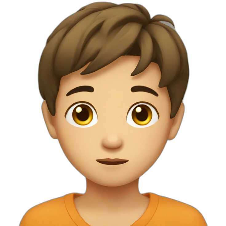 Myanmar Boy Mindfulness emoji
