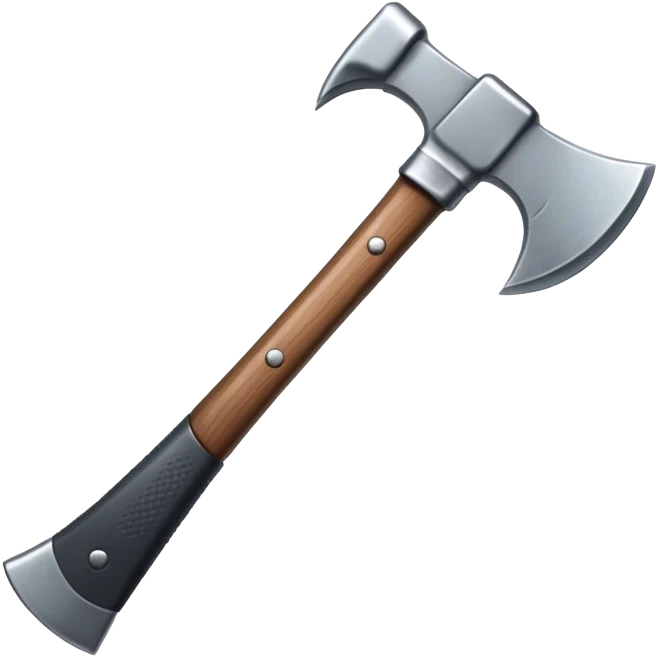Happy axe emoji