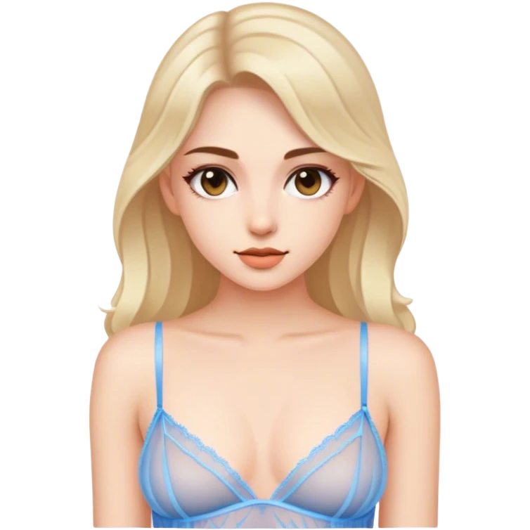 sheer chemise model emoji