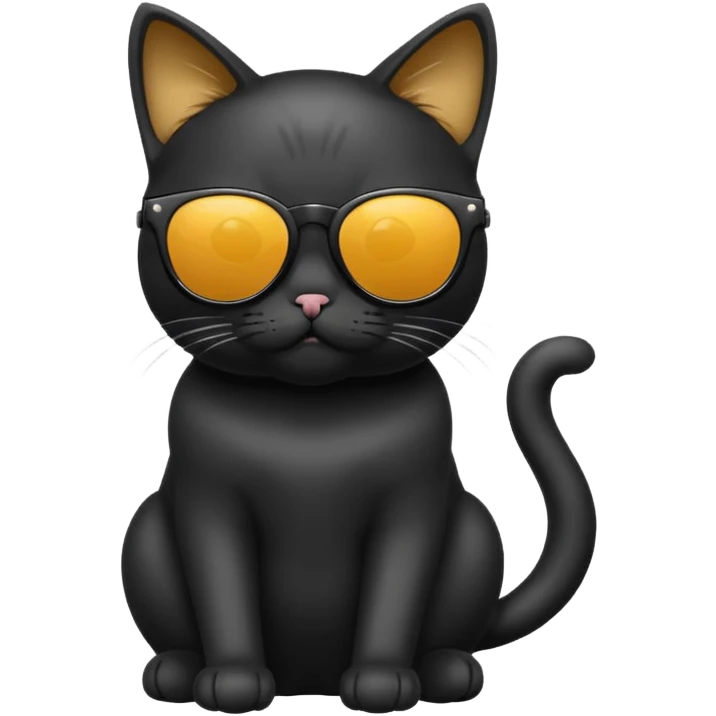 Cat wearing sunglasses emoji