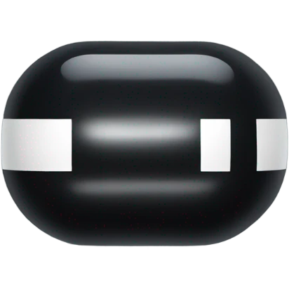 black capsule emoji