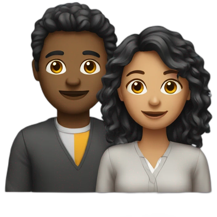 3 diverse coworkers emoji