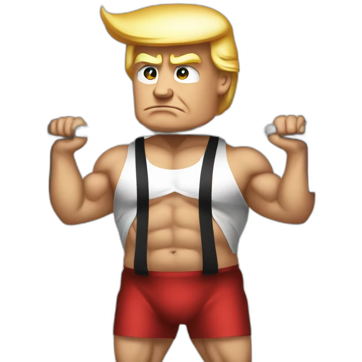 donald trump deadlift emoji