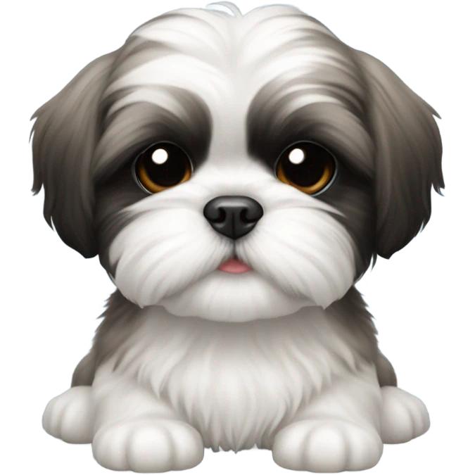 Two shihtzu puppies emoji