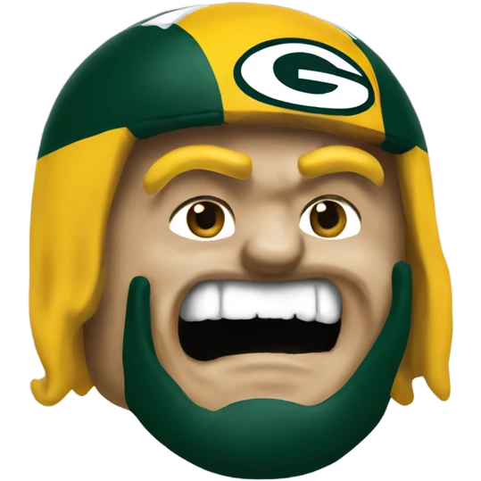 Green Bay packers Trump emoji