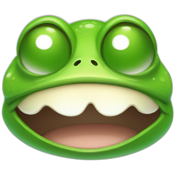 Frog cry emoji