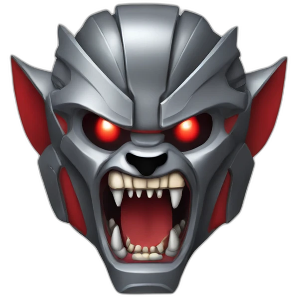 cylon-werewolf-with-big-mouth-and-red-hair-furious-fang emoji