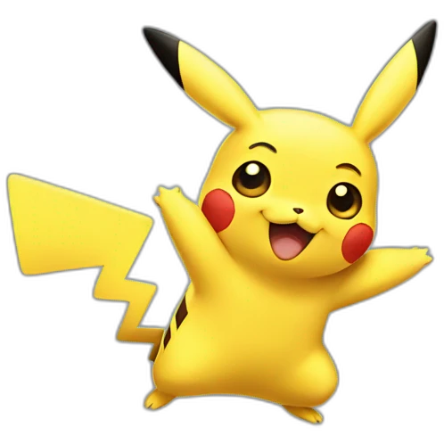 Pikachu saying goodbye emoji