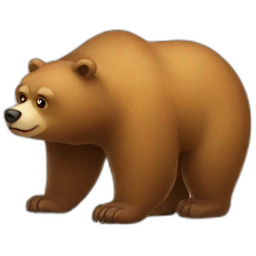 bear who fart emoji