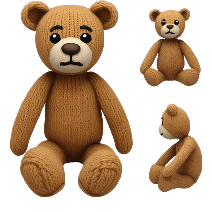 Knitted Teddy  emoji