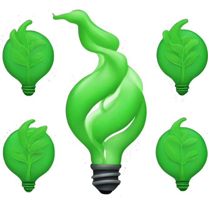 Green energy emoji