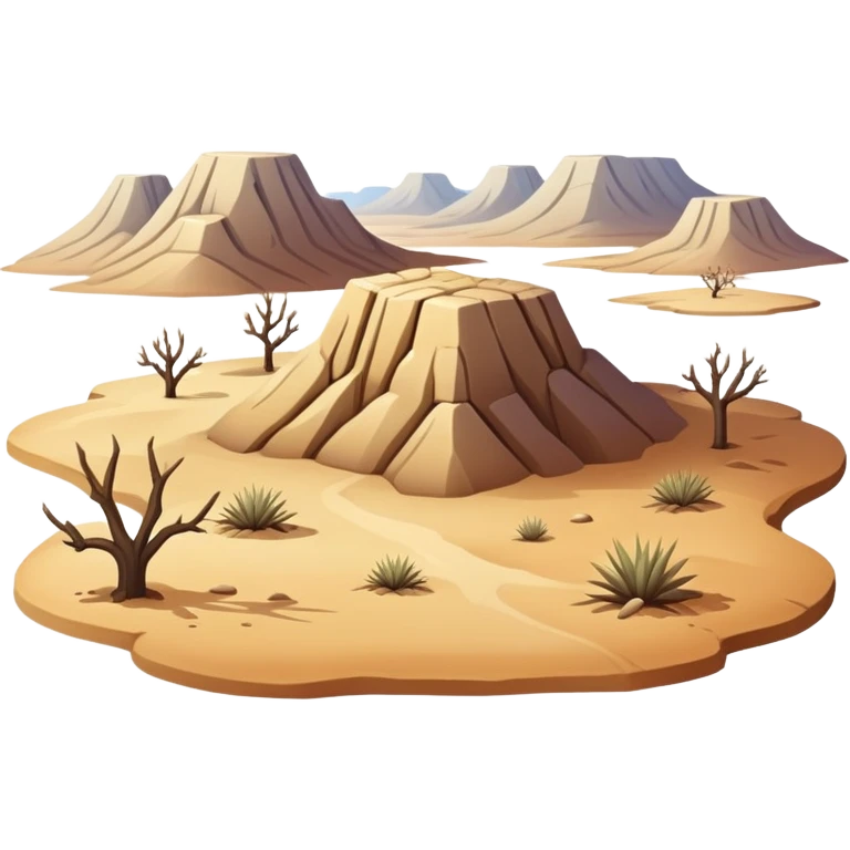 dry scenery  emoji