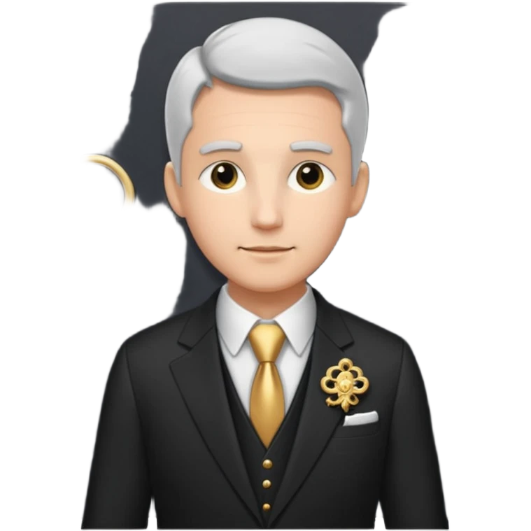 Official with Clusters of Keys Around Their Necks emoji