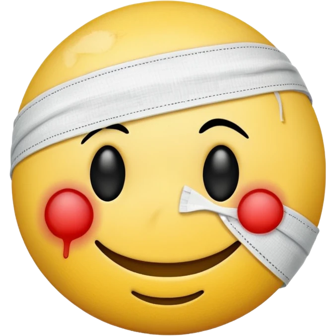 injured tellow smiley guy emoji