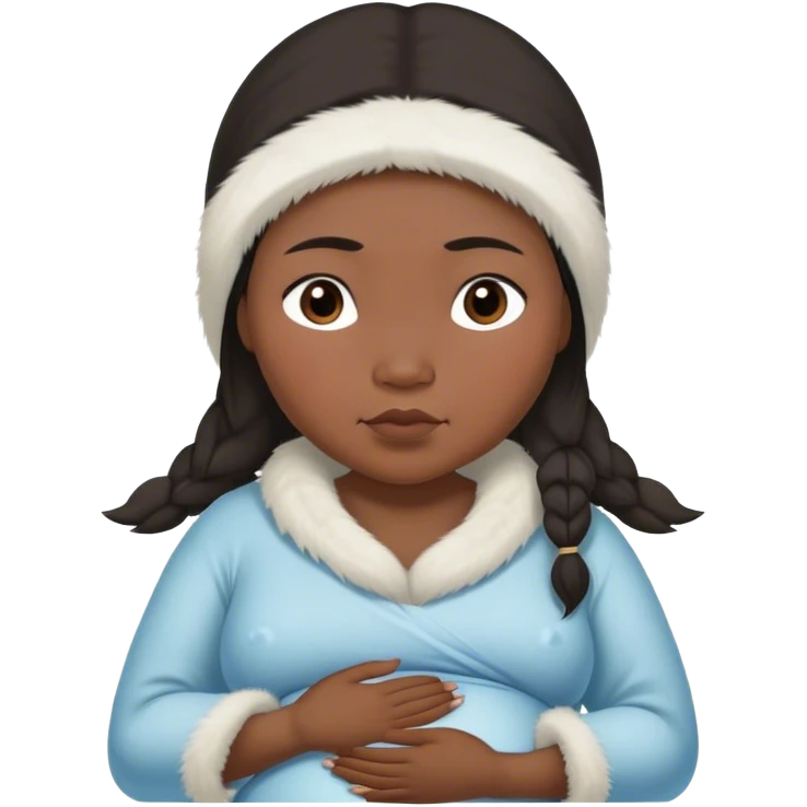 pregnant Inuit woman emoji