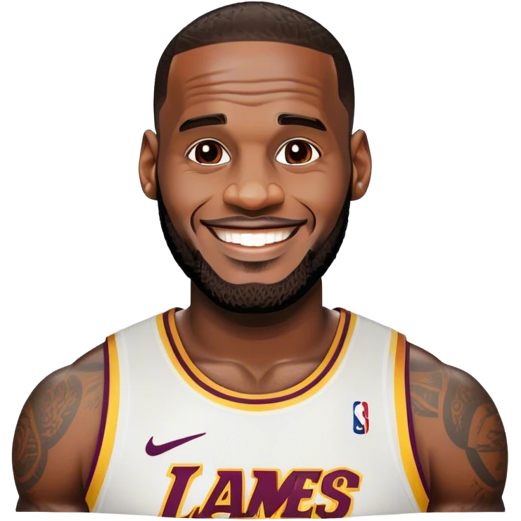 LeBron gigigity gigigty goo emoji