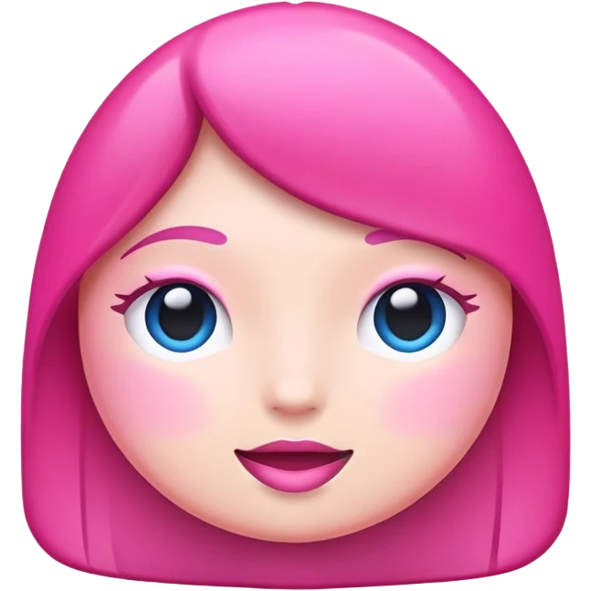 Pink emoji