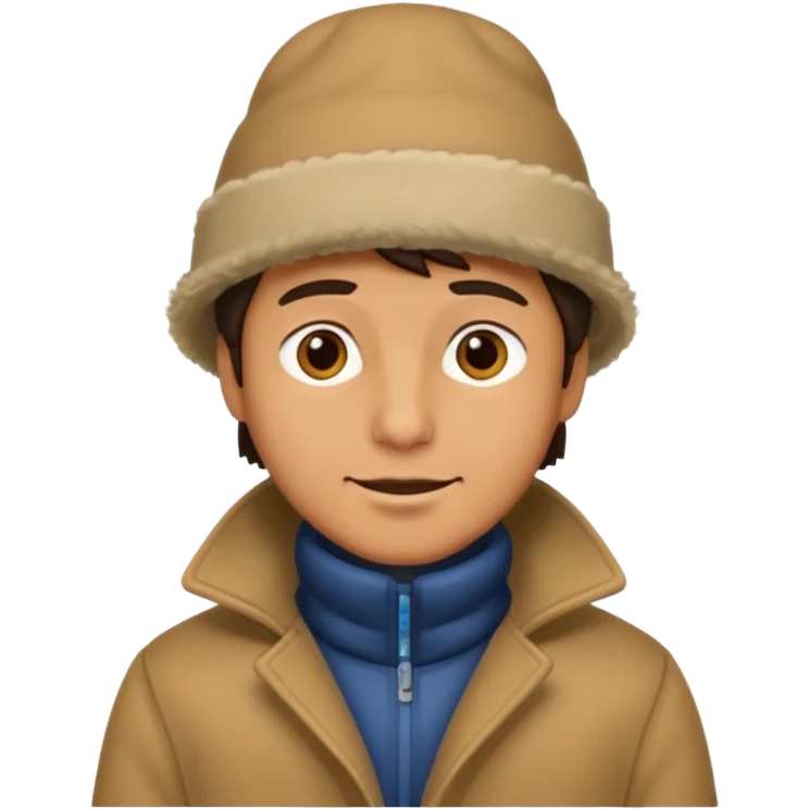 man winter emoji
