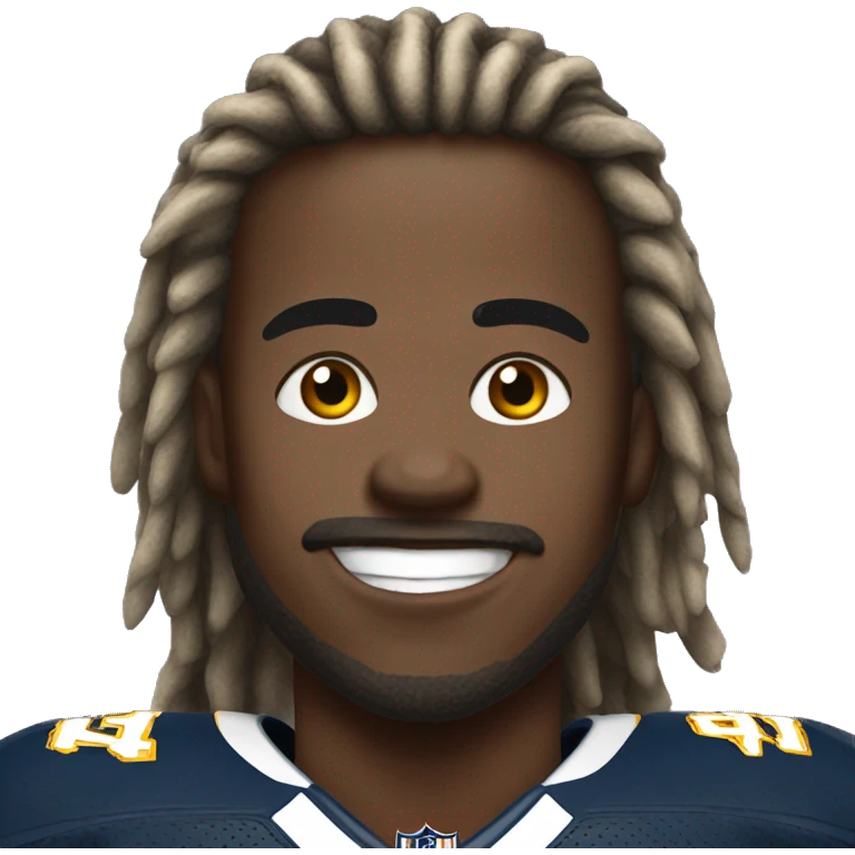 Chargers football player  emoji