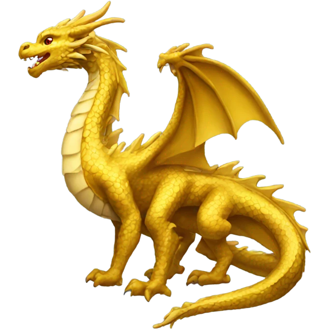 gold dragon emoji